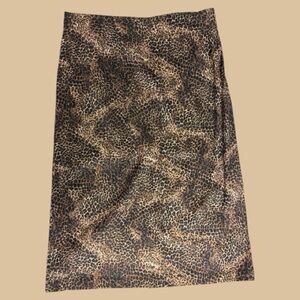 Briggs New York Animal Print Skirt Size 20